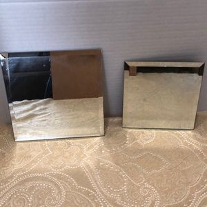 Mirrored coasters - partylite